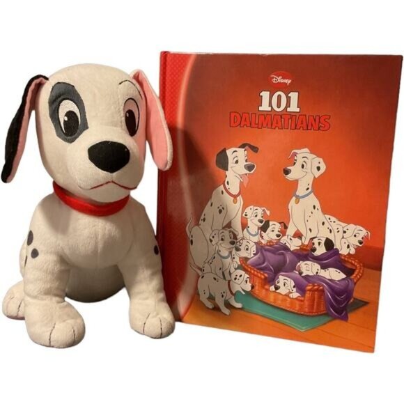 Disney Kohls Cares 101 Dalmatians 12" Plush Puppy & Hardcover Storybook Set - Picture 1 of 10
